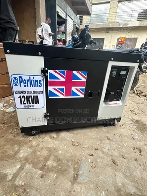 Durable 12kVA Perkins Silent Diesel Generator for Sale