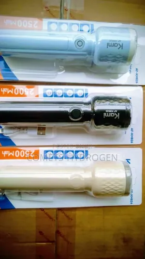 Kami AF-KM826 2500mAh Rechargeable LED Flashlight Torch Light