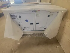 Heavy-Duty Perkins 20kVA SOUNDPROOF DIESEL GENERATOR, 100% COPPER