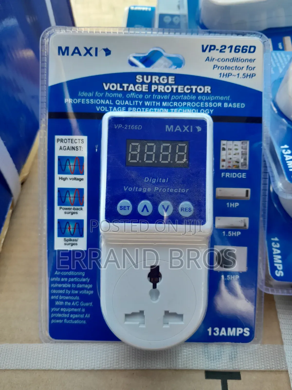 13AMPS Digital Surge Voltage Protector