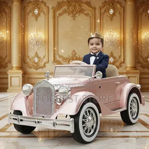 Electric Vintage Retro Ride-on Car for Kids Car Battery Operated 2 To6