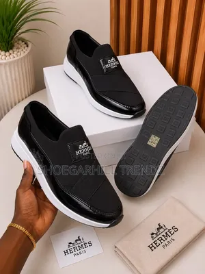 Mens Shoes Hermes Sneaker Loafers White Sole