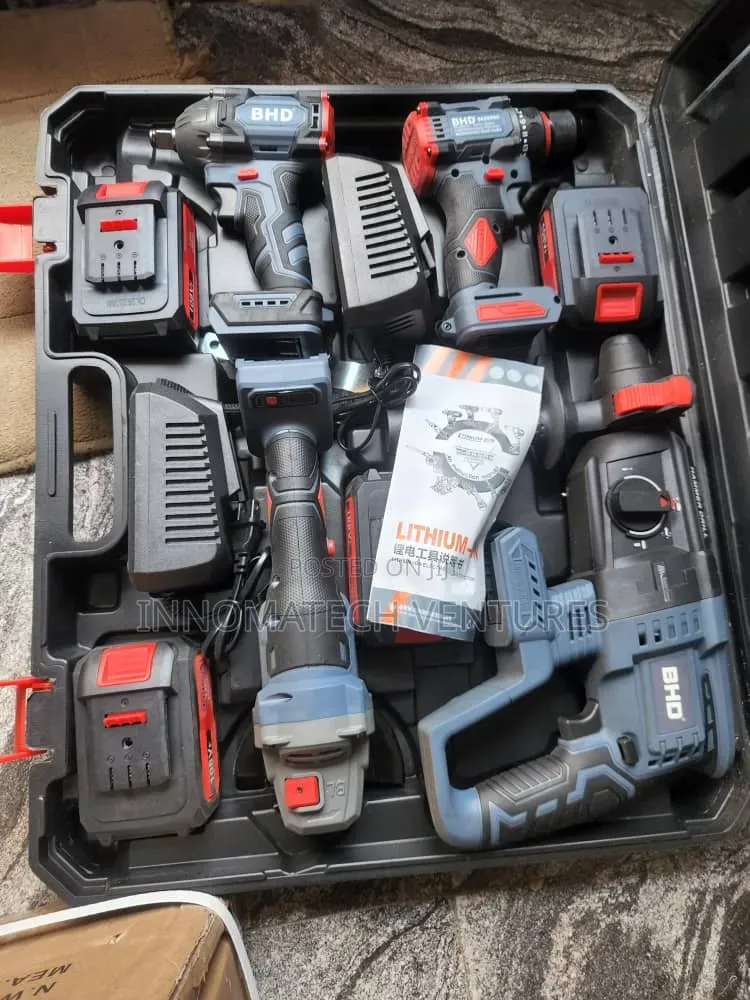 Cordless 4 in 1 Power Tools Set, All Brushless