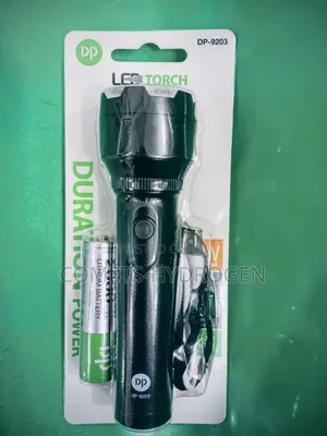 DP-9203 Rechargeable LED Flashlight With Zoom Torch - Duration Power
