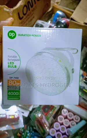 DP 80W Portable Rechargeable LED Bulb DP-7858 4000mAh Power Display