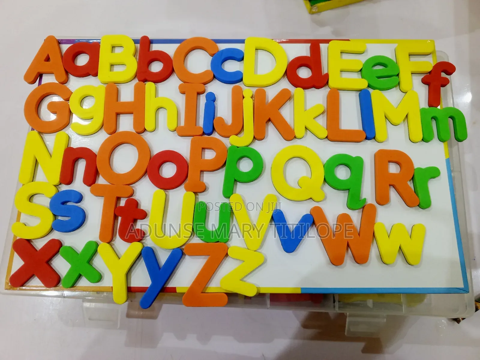 Magnetic Alphabet and Numeric Reading Box (Educational Material)