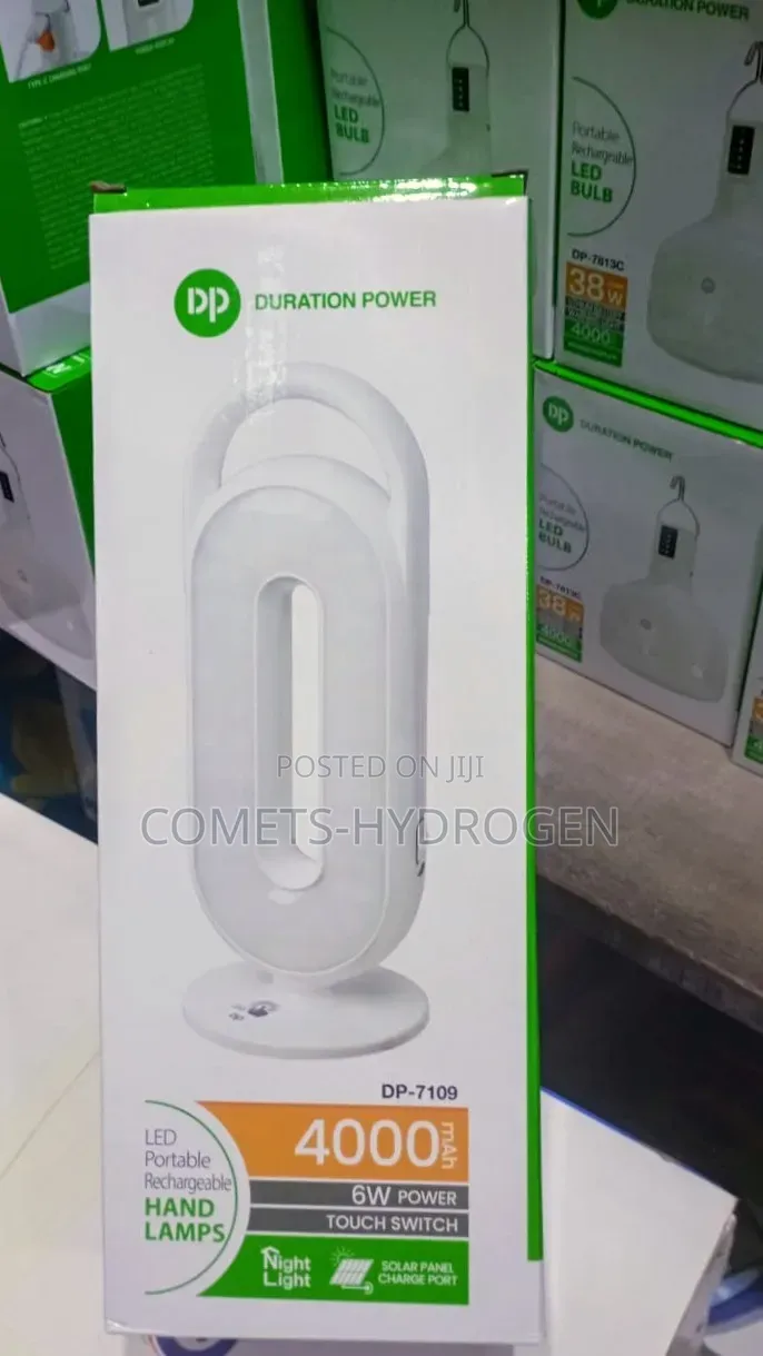 DP 7109 LED Rechargeable Emergency Lamp Touch Switch Hand Light