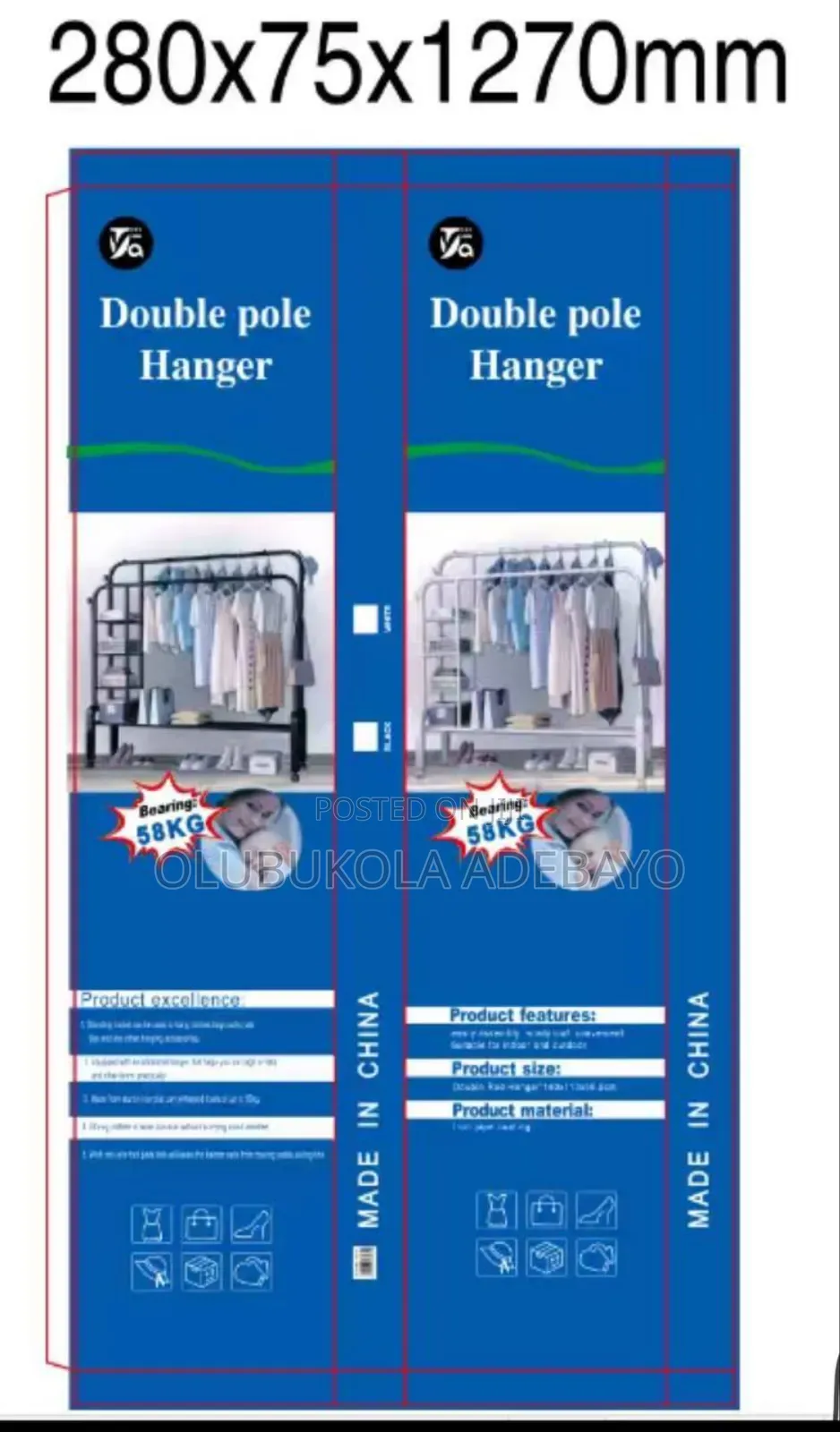 Double Pole Hanger