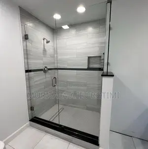 Room Mirror and Frameless Wardrobe
