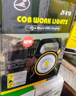 JY-819 Rechargeable LED COB Work Light Emergency Solar Camping Lamp