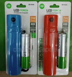 DP-9184 Portable Rechargeable 2W LED Torchlight Flashlight 2000mAh