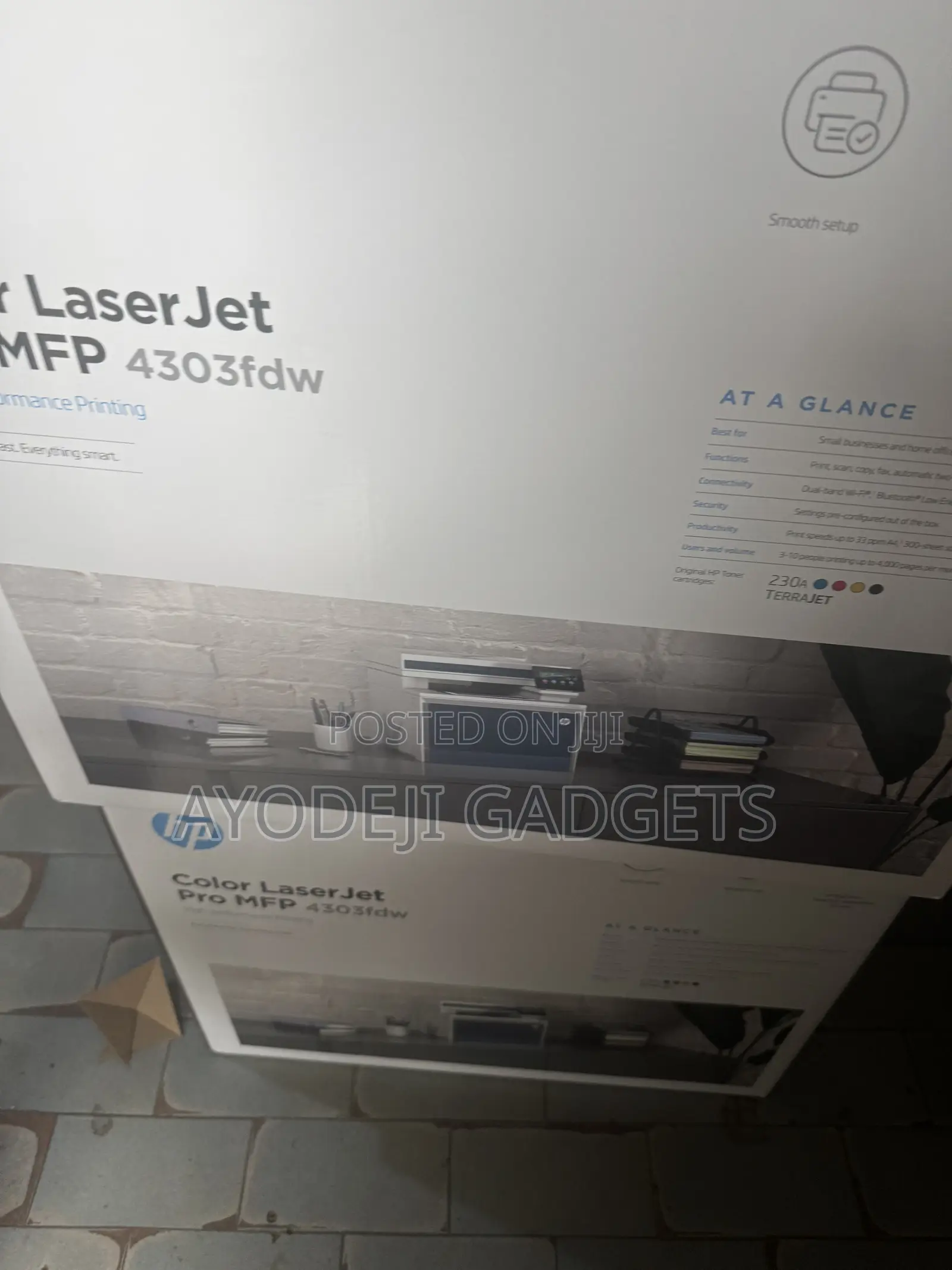 HP Color Laser Jet Pro MFP M4303fdw Printer