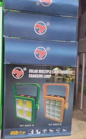 Solar Multi Light Sources Rechargeable Emergency Charging Lamp NY-9805