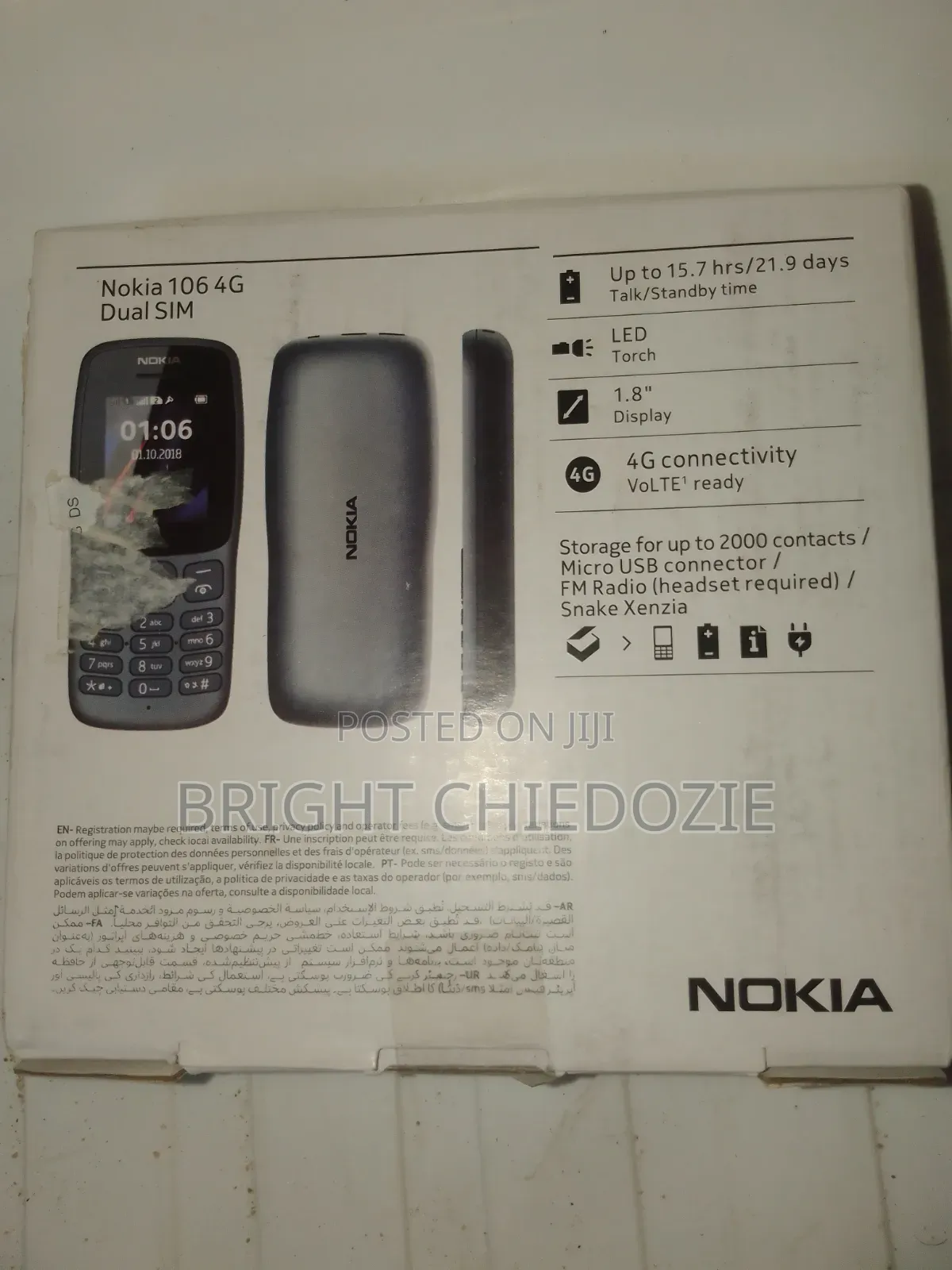 Nokia 106 Black