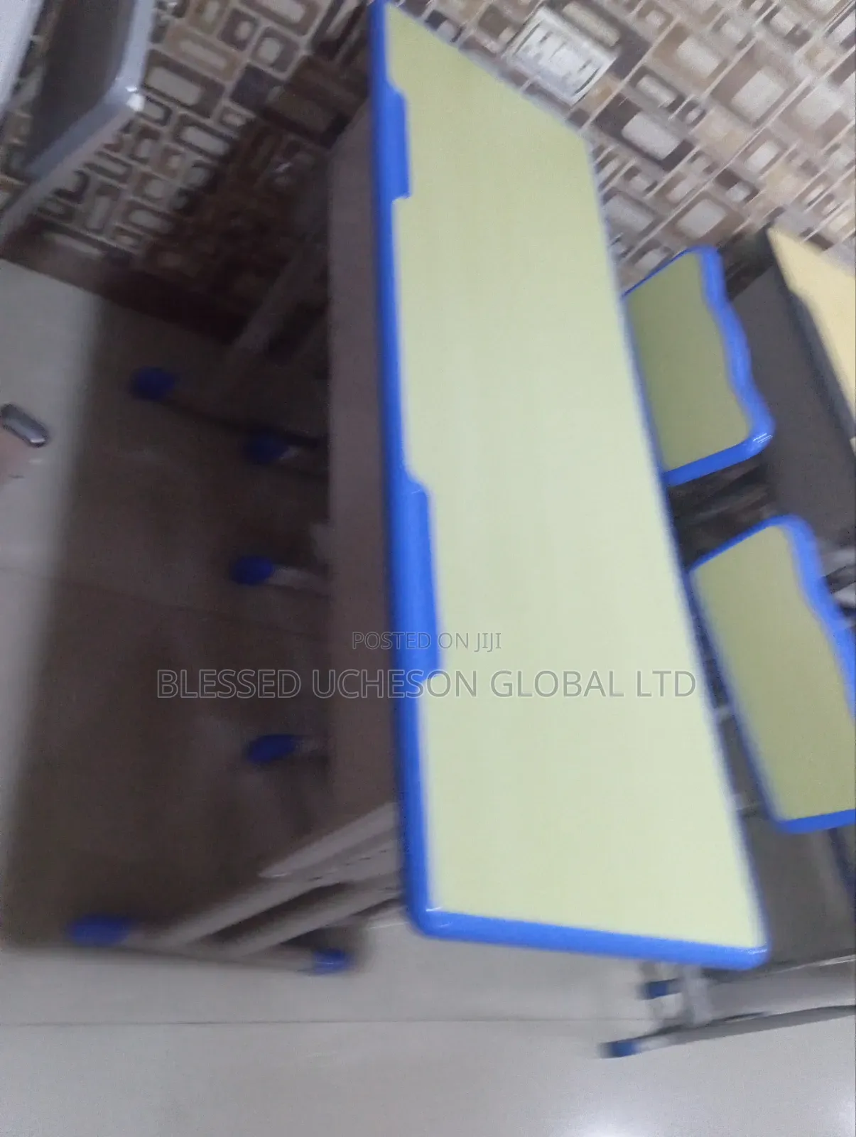 Double Student Desk Chair Set