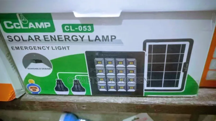 Original CcLAMP CL-053 Rechargeable LED Solar Emergency Light Kit