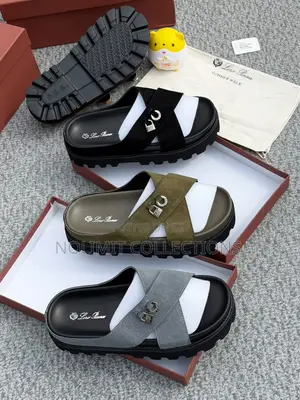 Loro Piana Leather Slides