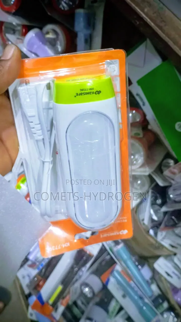 Kamisafe KM-7739C Rechargeable LED Emergency Lamp With Torchlight