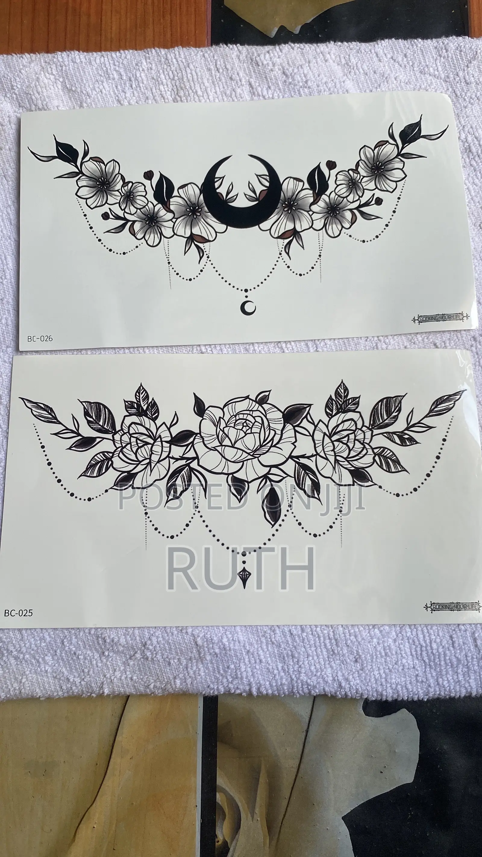 Waist Tattoo Stickers