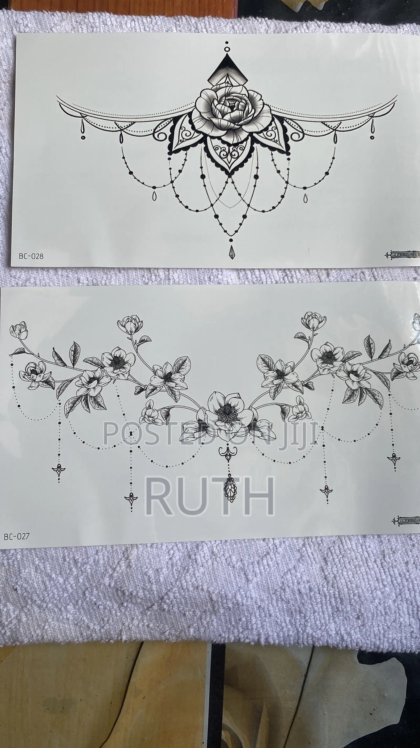Waist Tattoo Stickers