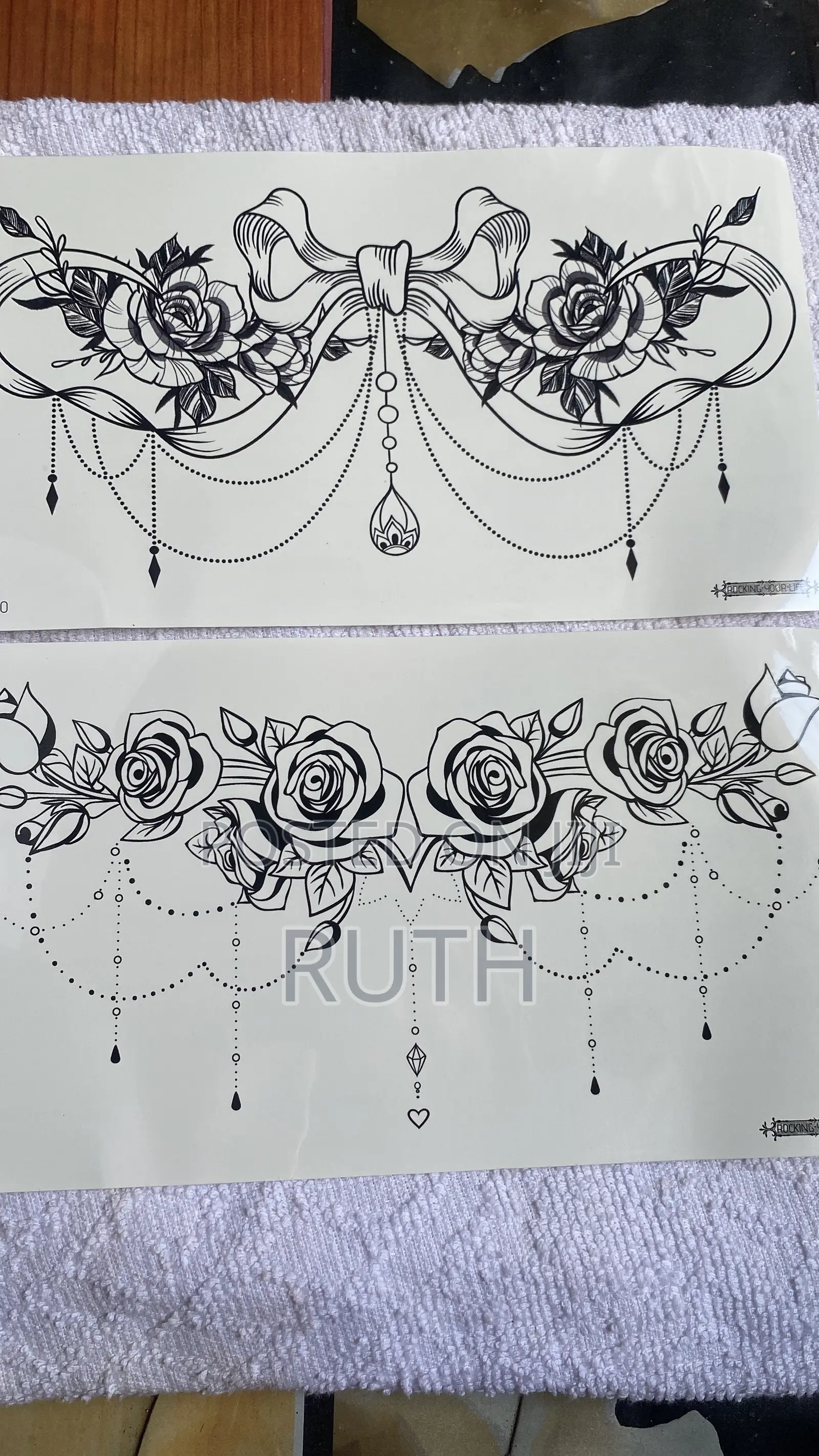 Waist Tattoo Stickers