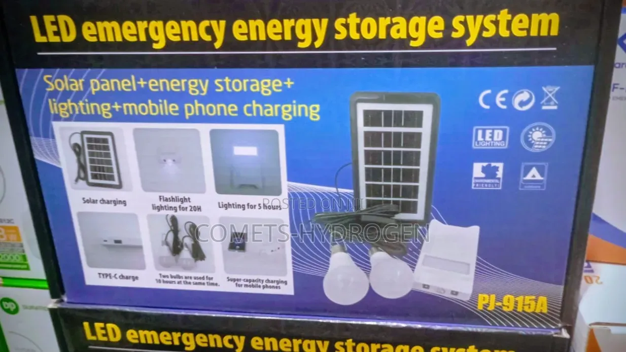 LED Emergency Energy Storage System Portable Solar Light Kit