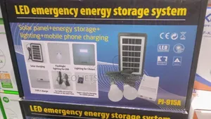 LED Emergency Energy Storage System Portable Solar Light Kit
