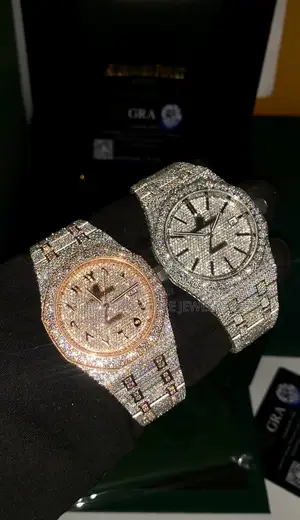 VVS Moissanite Diamond Audemars Piguet Luxury Wristwatch