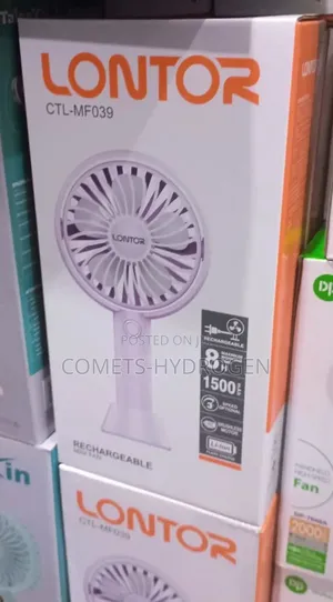 Lontor CTL-MF039 Rechargeable Mini Fan - Portable Handheld USB Fan