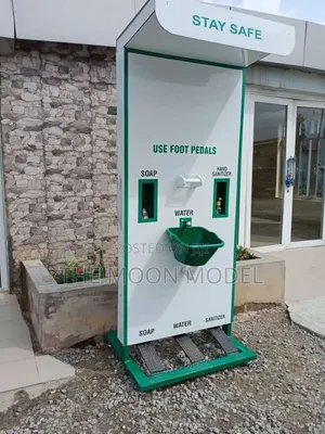 Dispenser Machine With Soap Dispenser and Washing Hand Basin
