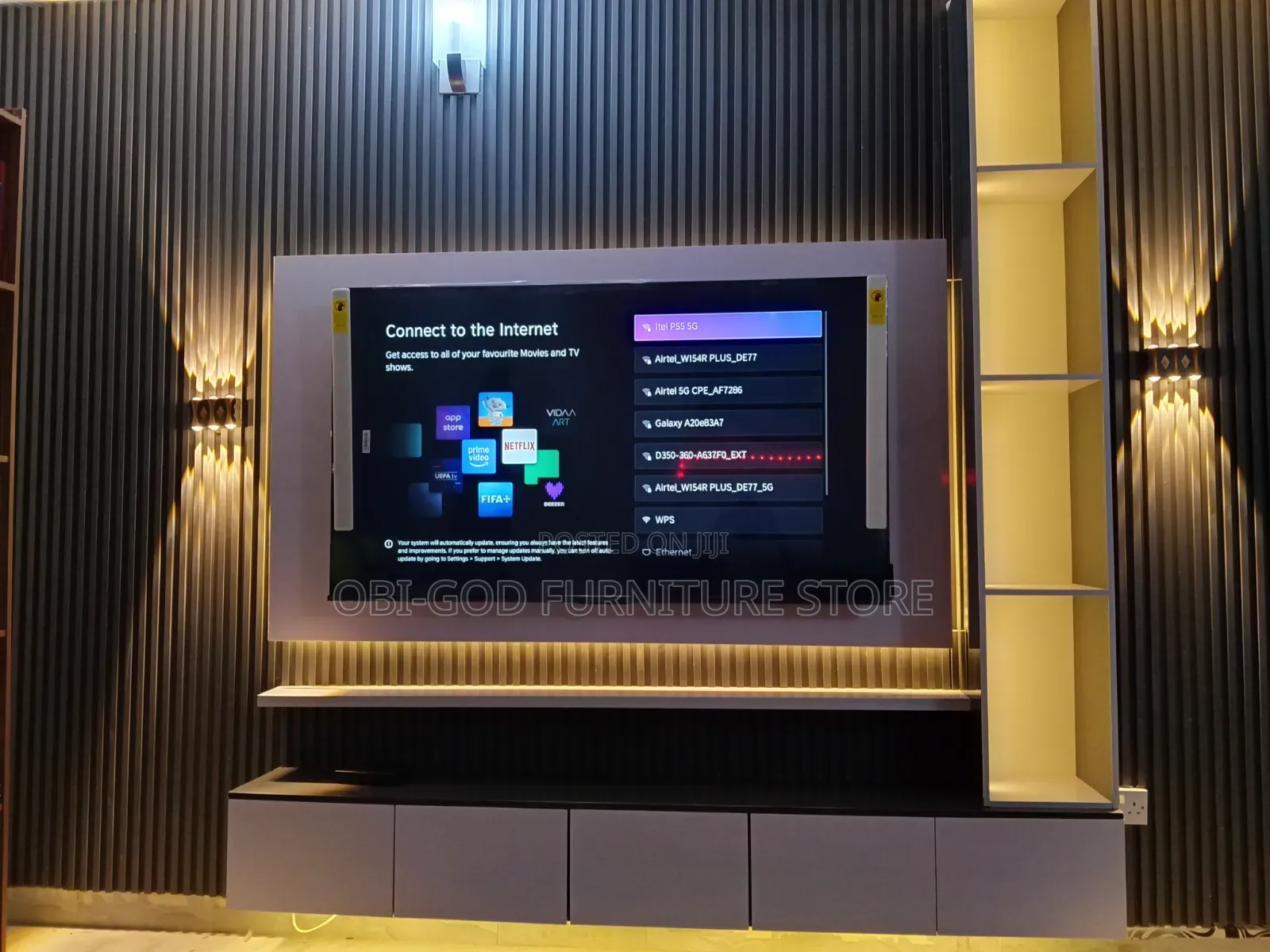 TV Console Installation