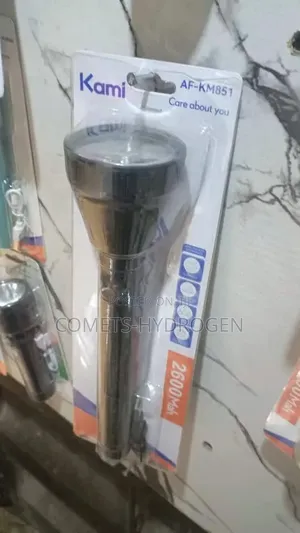 Kami AF-KM851 Rechargeable LED Flashlight Torchlight 2600mAh
