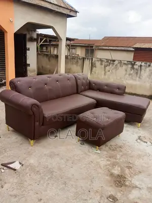 Quality Leather Chair and Table
