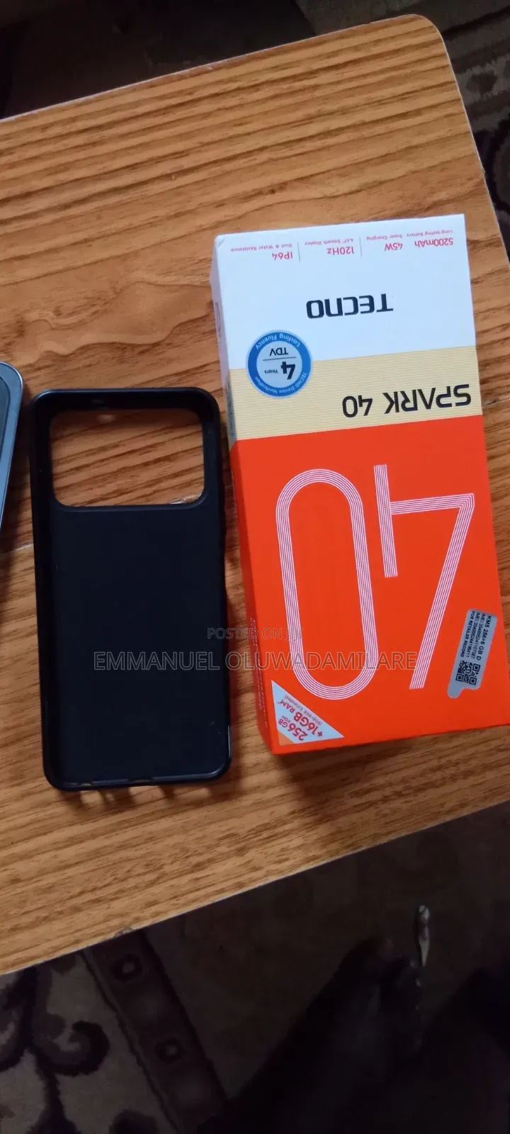 Tecno Spark 40 256 GB Gray