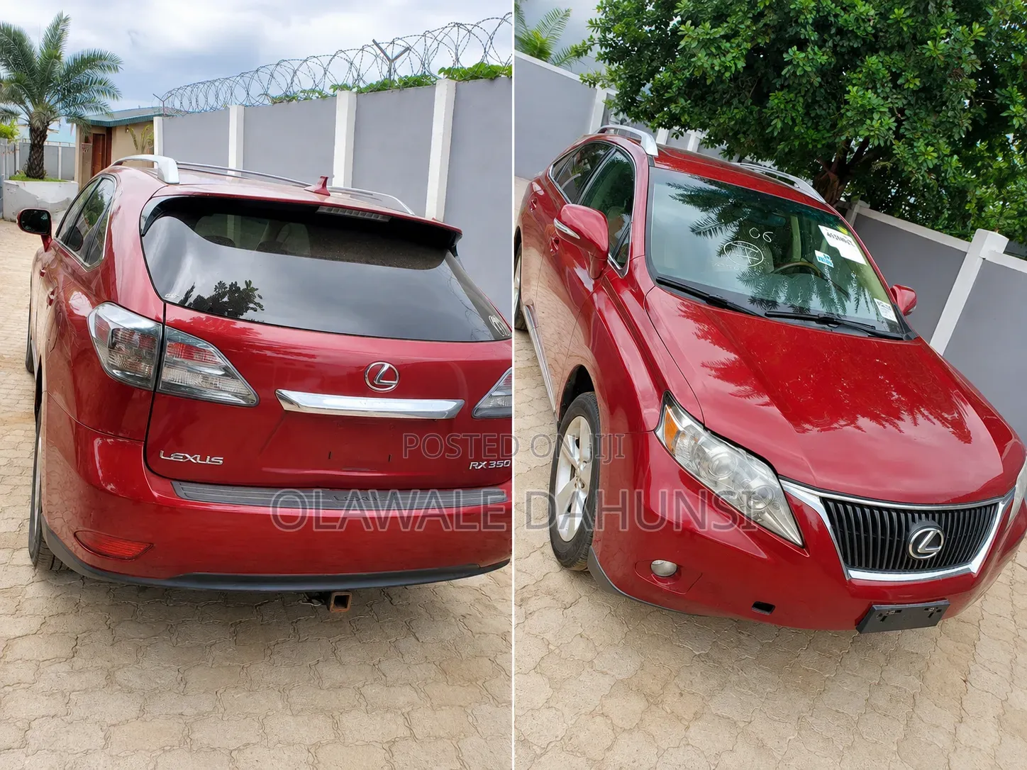 Lexus RX 2010 Red