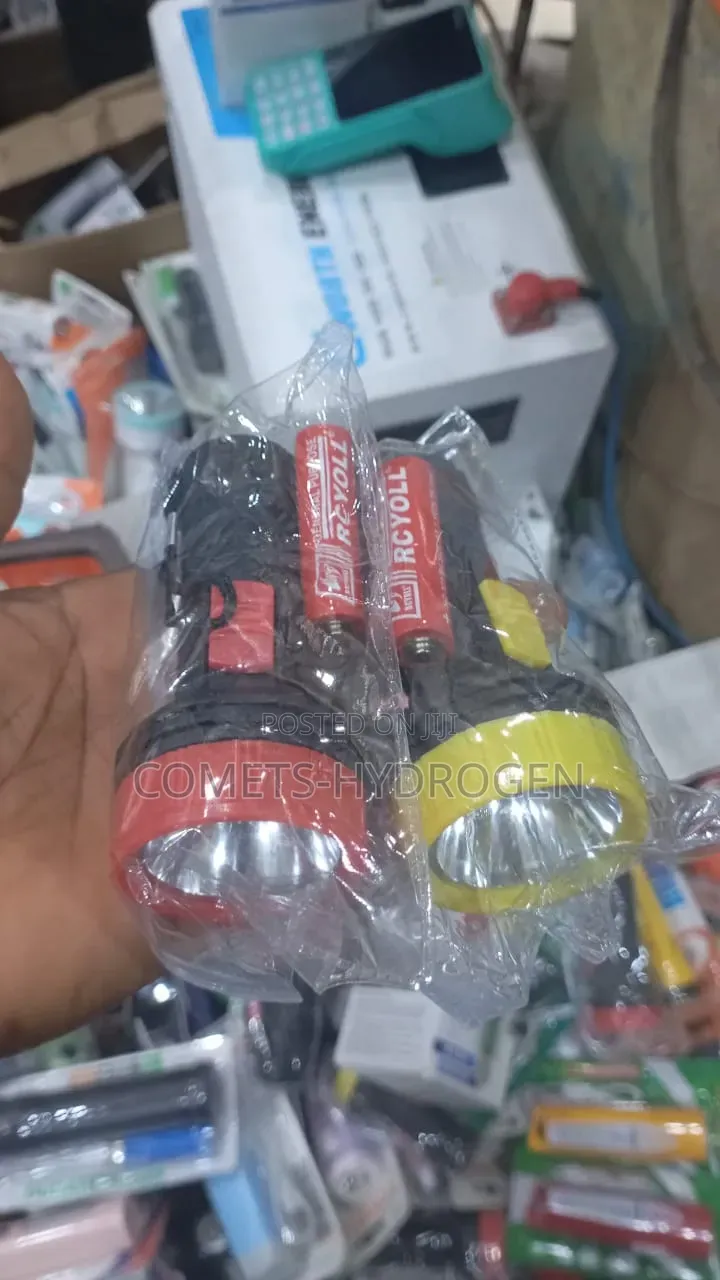 Mini LED Flashlight Torch Light With Heavy Duty AA Battery