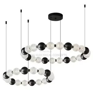 Minimalist Metal Ball Restaurant Pendant Light Luxury Living Rooms