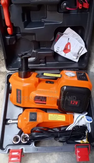3-in-1 Hydraulic Electric Car Jack Kit (12V)