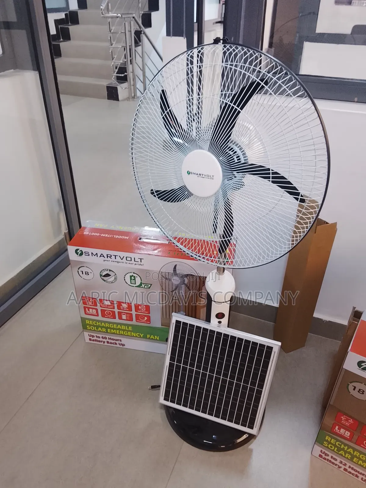 Smartvolt 18 Inch Solar Rechargeable Double Battery