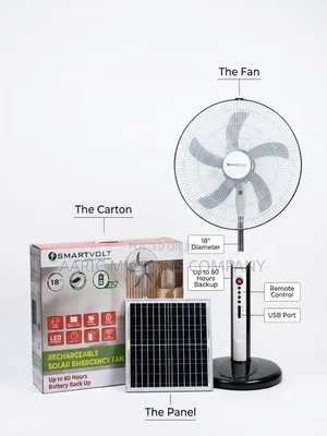 Smartvolt 18 Inch Solar Rechargeable Double Battery