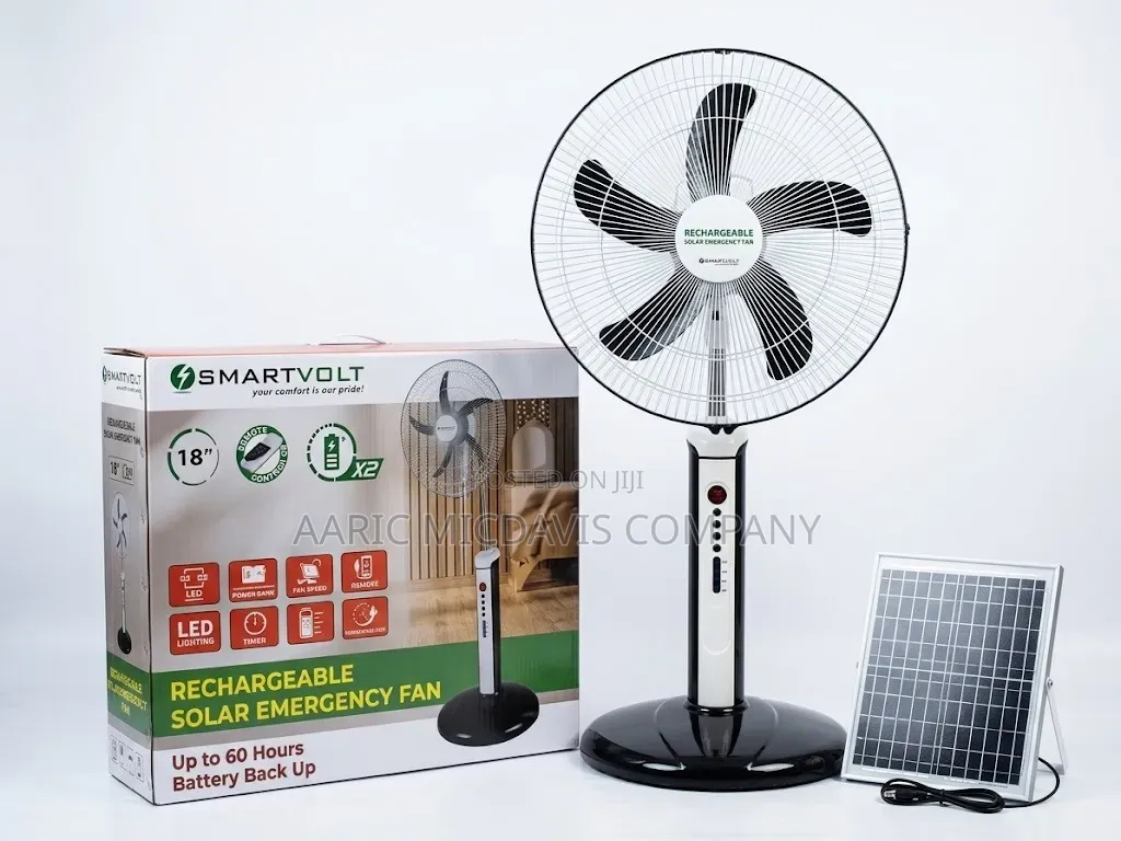 Smartvolt 18 Inch Solar Rechargeable Double Battery
