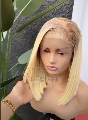 12” Blonde Hair Paired With Frontal Closure, 200g