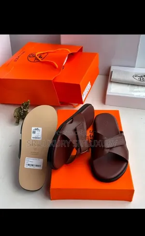 Premium Hermès Men’s Palm/Slippers
