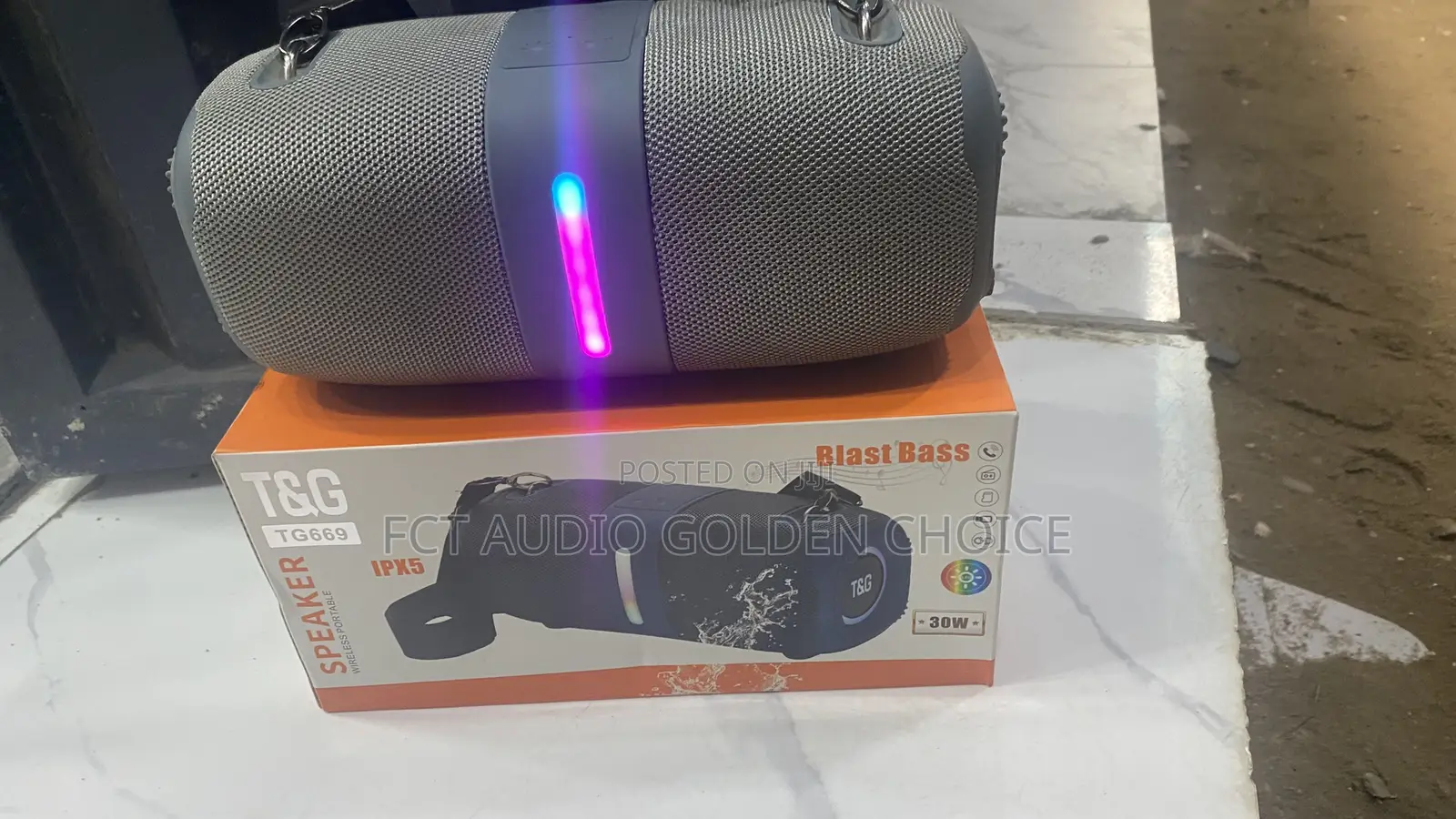 T G Bluetooth Speaker With Led Light