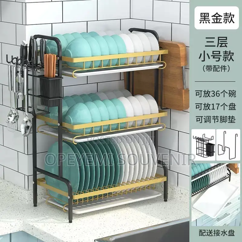 3-Tier Dish Drying Rack
