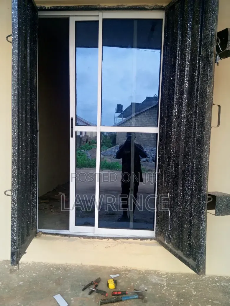Tinted Glass Door