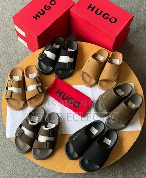 HUGO UGG Dual-Strap Sandals / Slides (Slippers)