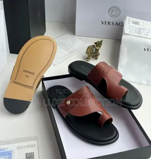 Versacce Men Leather Slide