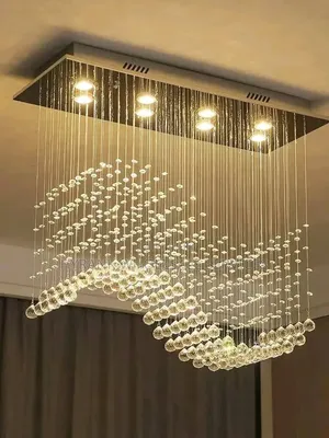 Crystal Drop Master Chandelier – Luxury Lighting for Your Home 