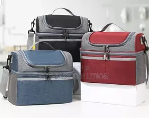 Double-Layer Insulated Lunch Bags